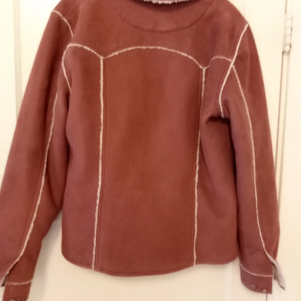 Women's Teddy Jacket By Outback Trading Company Size Large - Picture 6 of 7